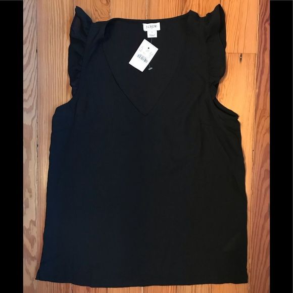J. Crew Black Sleeveless Blouse - Picture 4 of 5